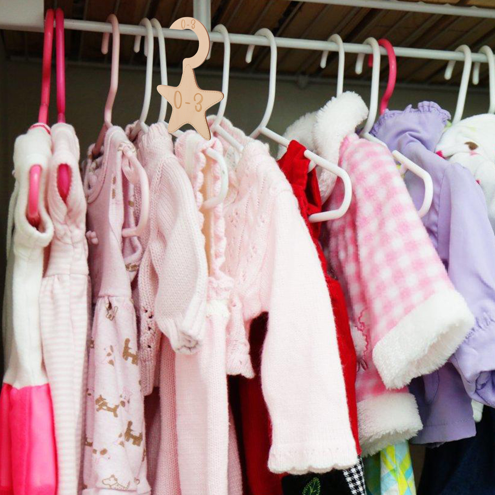 7 шт. деревянных разделителей  – обзор и цена Baby Clothing Dividers